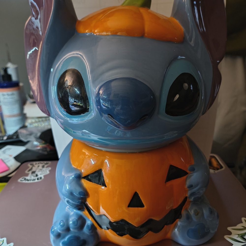 Stitch Halloween Cookie Jar